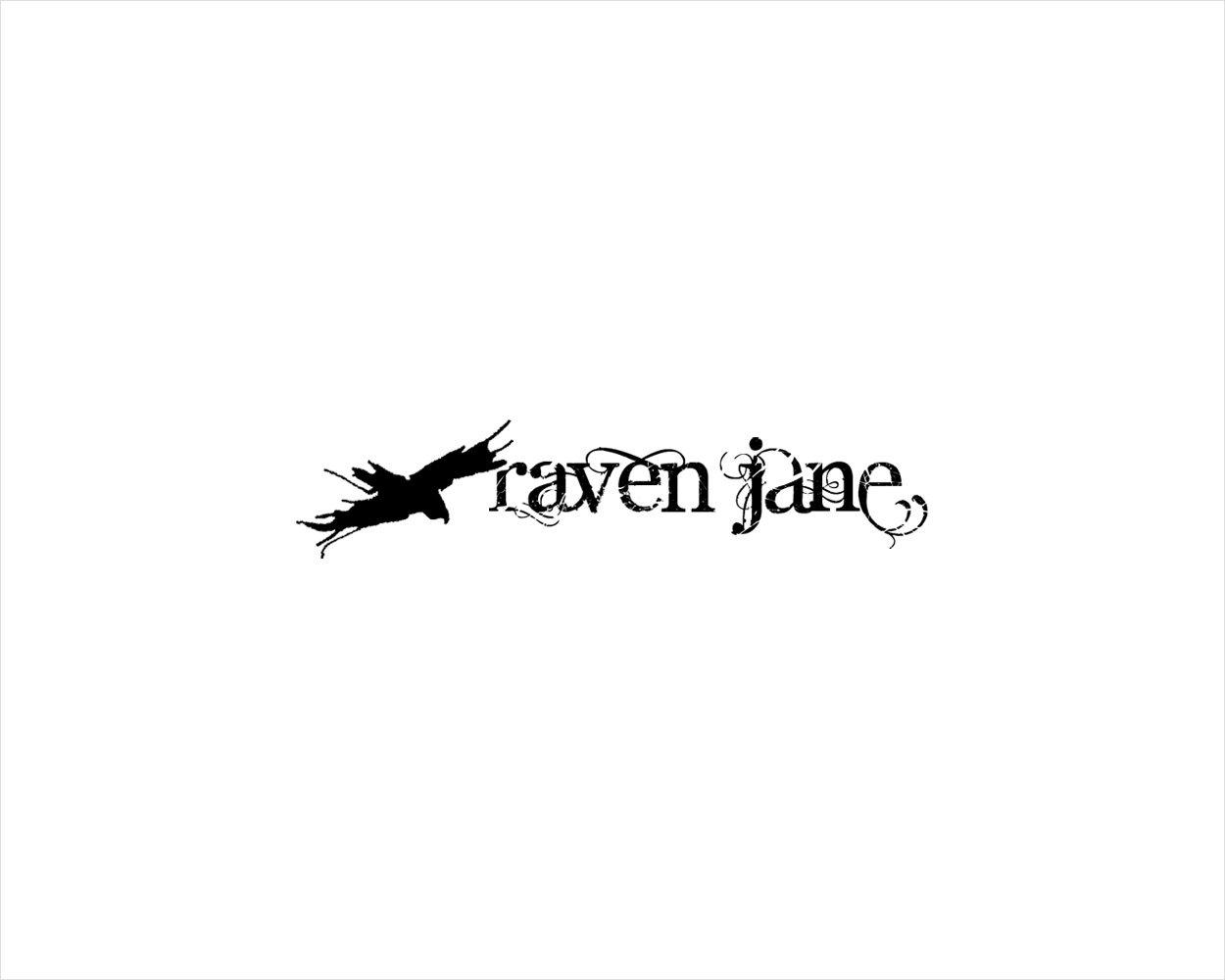 Raven Jane with a black bird